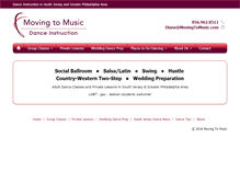 Tablet Screenshot of movingtomusic.com